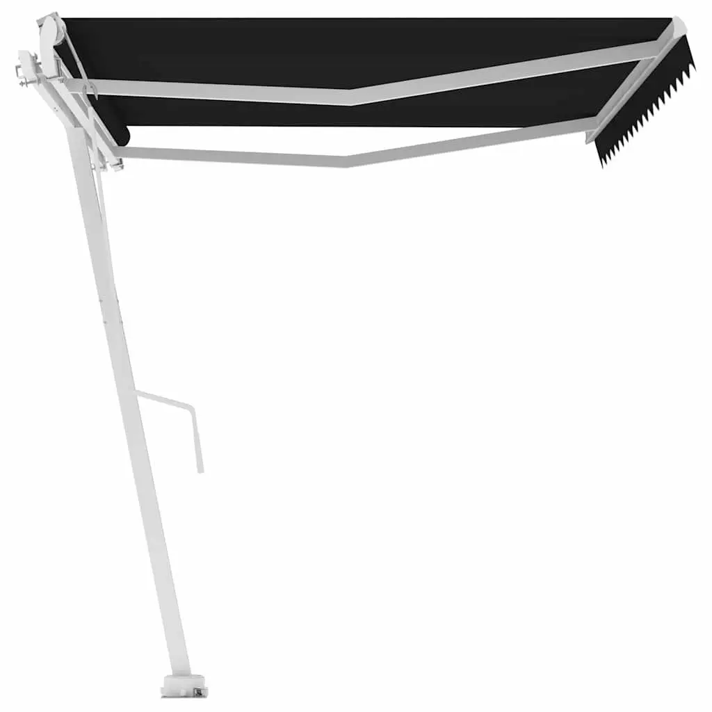 Freestanding Retractable Awning Aluminium 400x300cm Anthracite