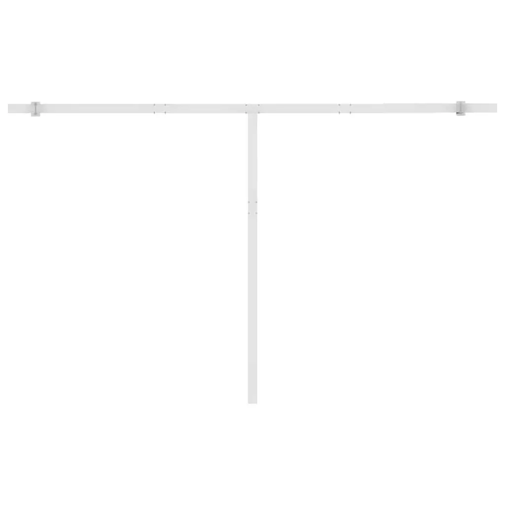Freestanding Retractable Awning Anthracite 450x300cm Aluminium Frame High-Density Polyester Outdoor Patio Shade