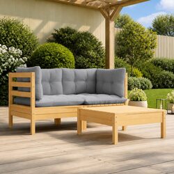 Versatile 3 Piece Garden Lounge Set for Your Patio