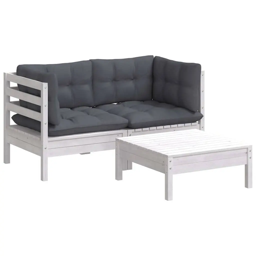 3 Piece Garden Lounge Set for Outdoor Relaxation