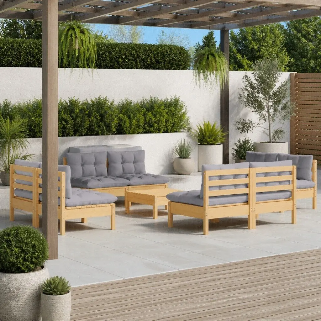 9 Piece Garden Lounge Set for Outdoor Use