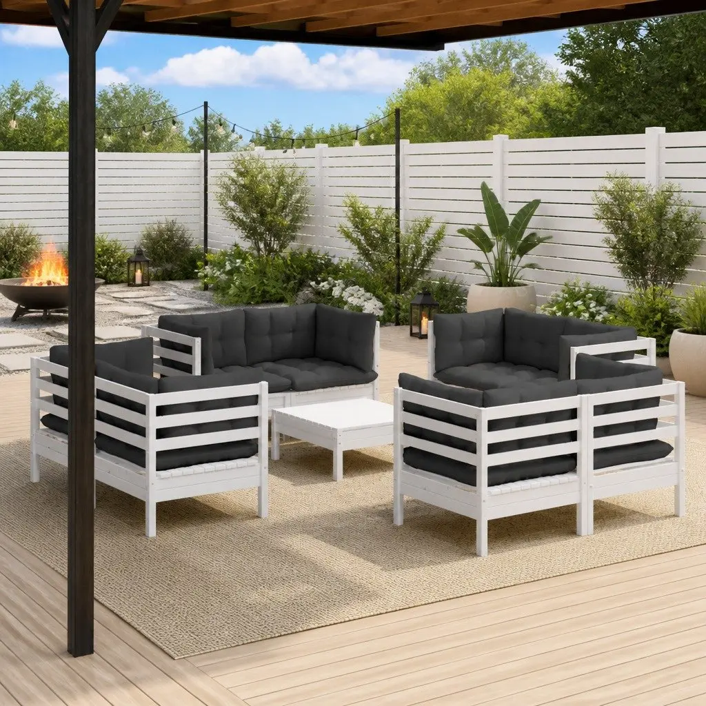 9 Piece Lounge Set for Outdoor Entertaining
