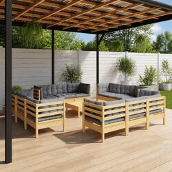 Versatile 13 Piece Garden Lounge Set for Your Outdoor Space