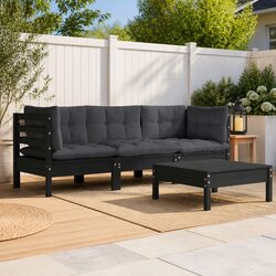 Practical 4-Piece Lounge Set for Your Garden or Patio
