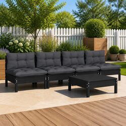 Practical 5 Piece Garden Lounge Set for Your Outdoor Living