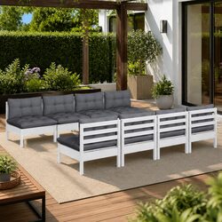 9 Piece Modular Outdoor Lounge Set – Ideal for Gatherings