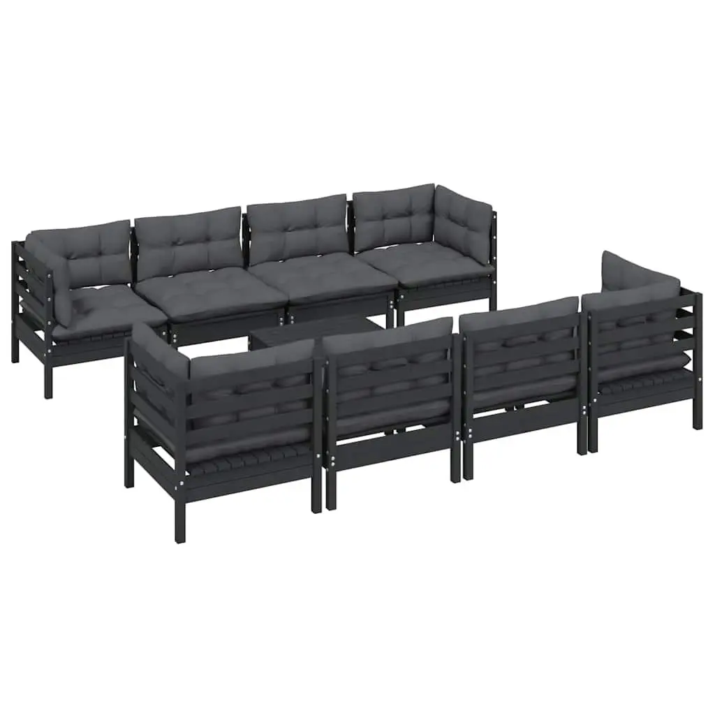 9 Piece Garden Lounge Set for Outdoor Use