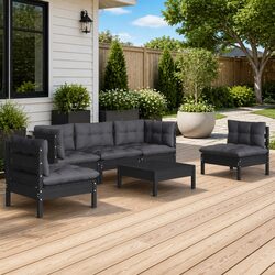Versatile 6-Piece Lounge Set Perfect for Outdoor Gatherings