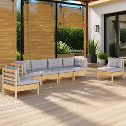 Versatile 6 Piece Lounge Set for Your Outdoor Living Needs