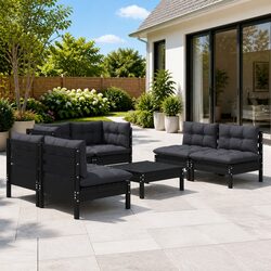 Ideal 7-Piece Garden Lounge Set for Your Patio