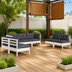 Practical 7 Piece Lounge Set for Your Outdoor Living