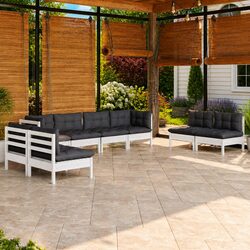 Practical 8-Piece Lounge Set for Your Outdoor Spaces
