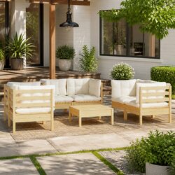 Practical 7 Piece Lounge Set for Your Outdoor Areas