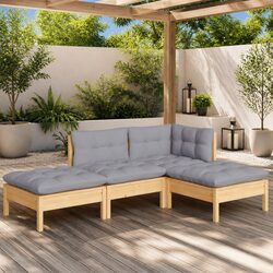 Versatile 4 Piece Garden Lounge Set for Your Home