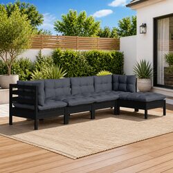 Versatile 5 Piece Garden Lounge Set for Every Outdoor Space