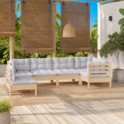 Versatile 6 Piece Lounge Set for Your Outdoor Living