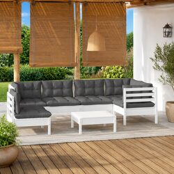White Modular Patio Furniture for Relaxing Spaces