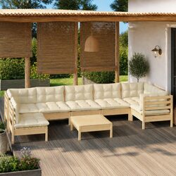 Practical 8 Piece Lounge Set for Everyday Use