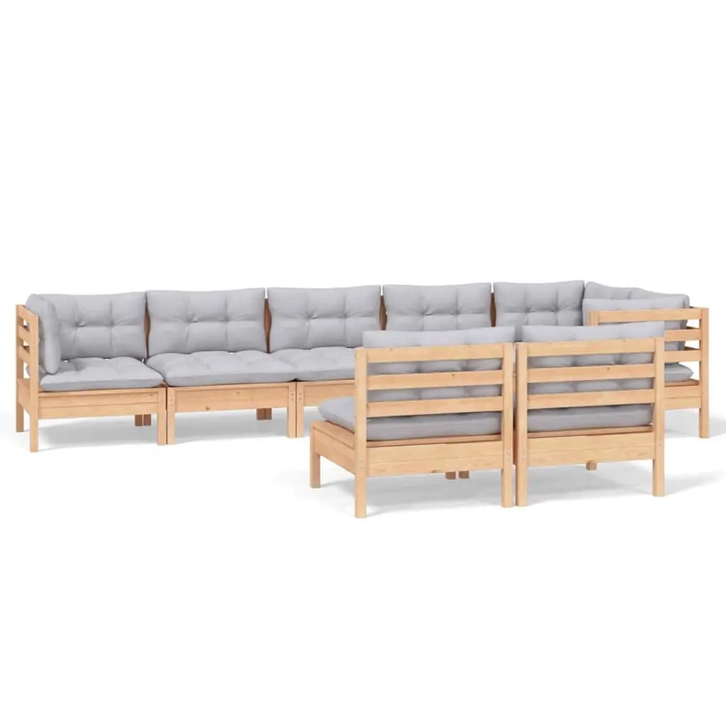 8 Piece Lounge Set for Outdoor Enjoyment