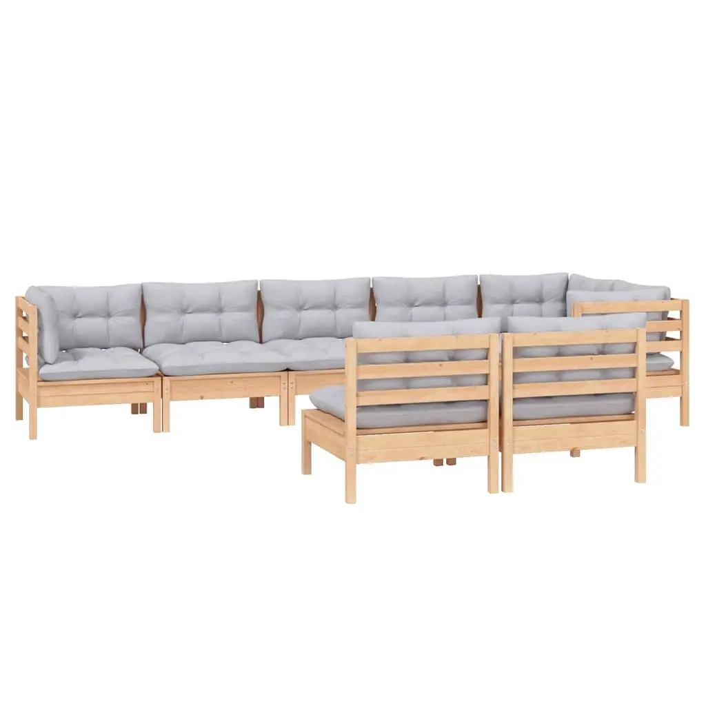 8 Piece Lounge Set for Outdoor Enjoyment
