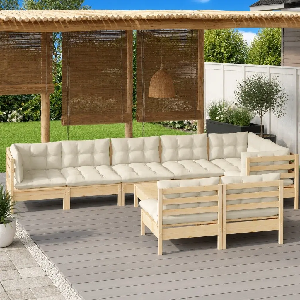 9 Piece Lounge Set for Outdoor Living