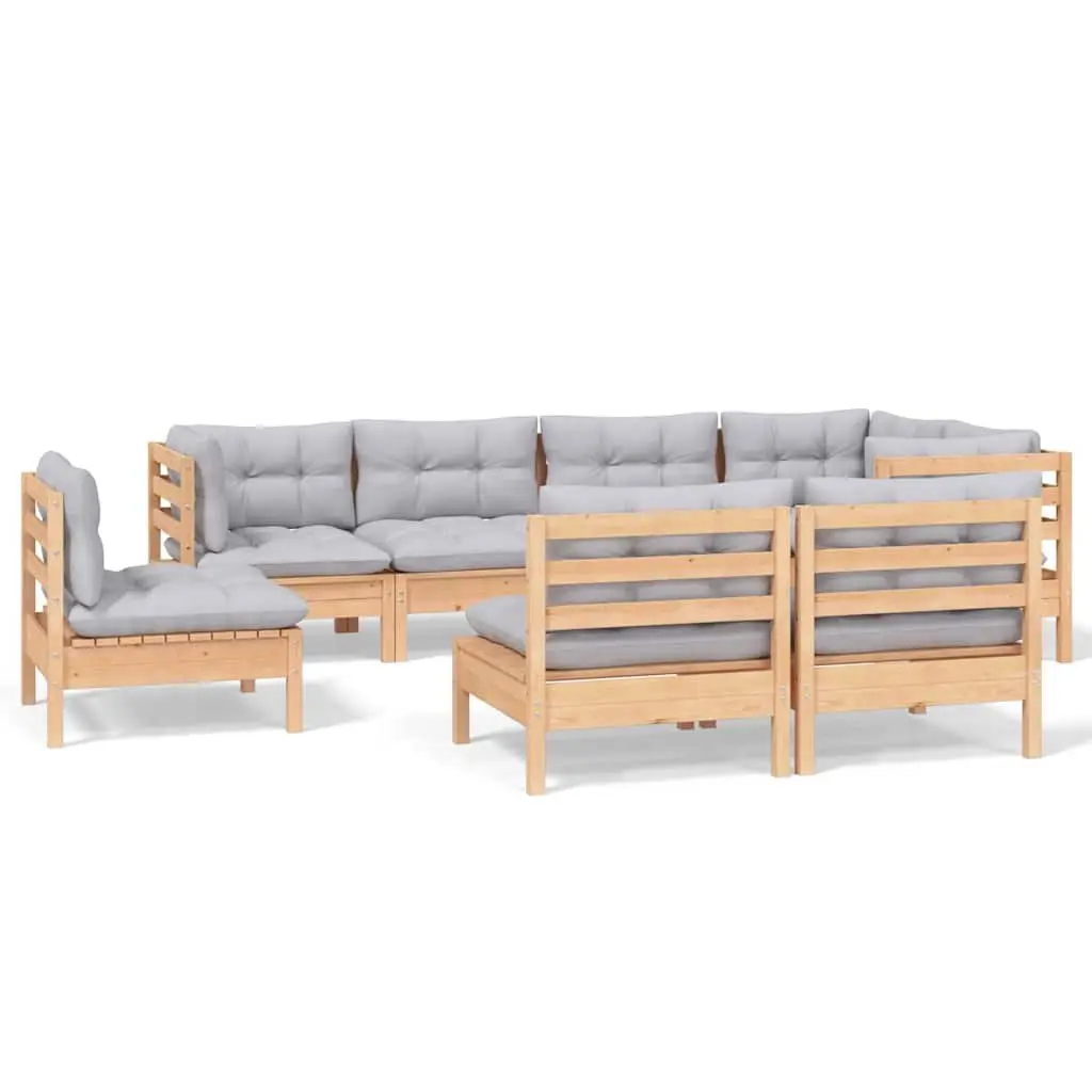 8 Piece Garden Lounge Set for Outdoor Comfort