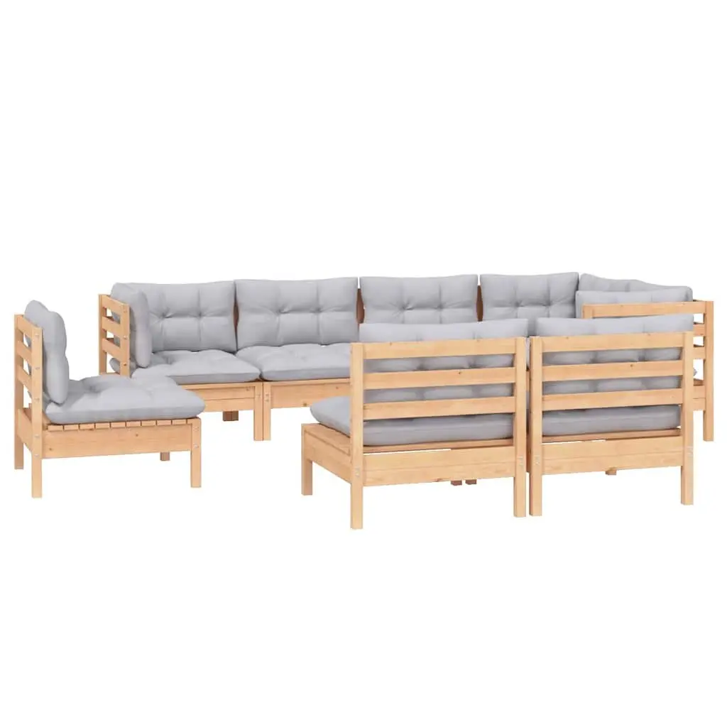 8 Piece Garden Lounge Set for Outdoor Comfort