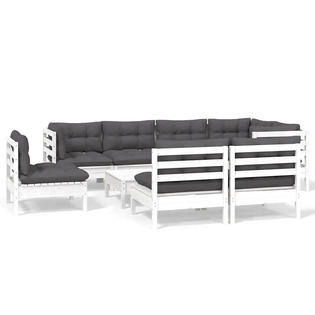 9 Piece Garden Lounge Set for Family Gatherings