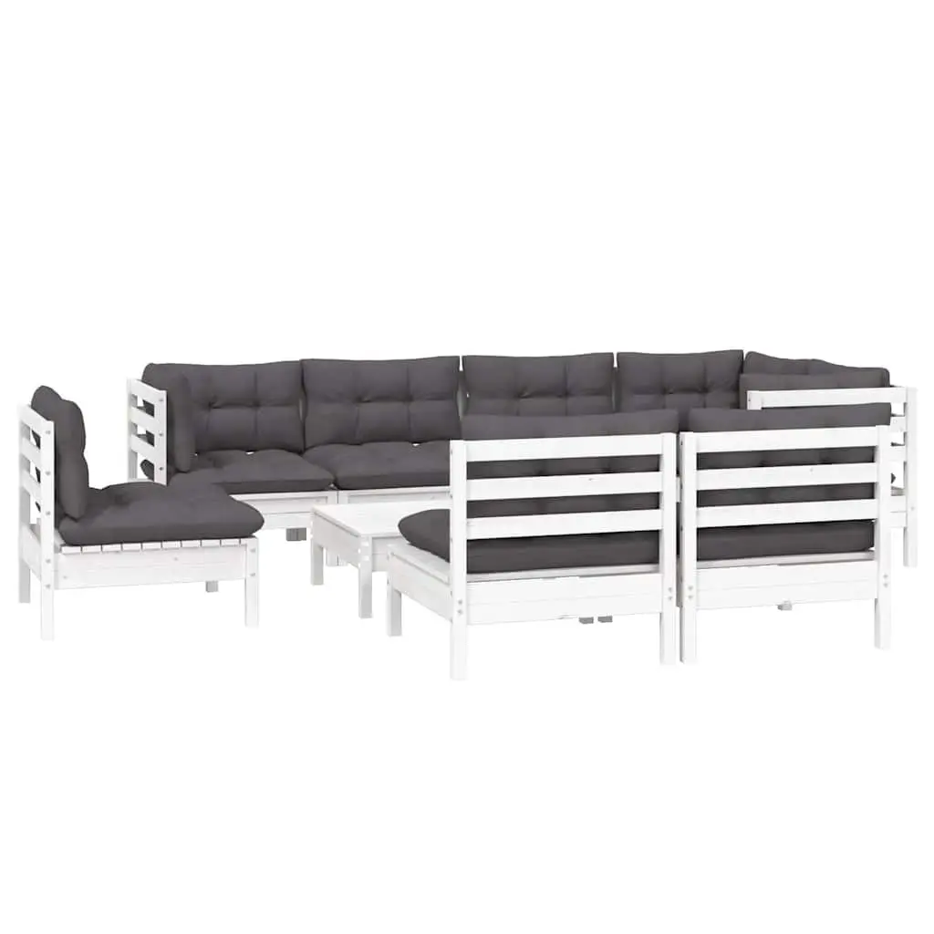 9 Piece Garden Lounge Set for Family Gatherings