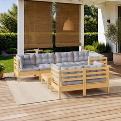 Practical 8 Piece Lounge Set for Your Outdoor Living