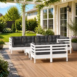 Perfect for Outdoor Gatherings: 8-Piece Garden Lounge Set
