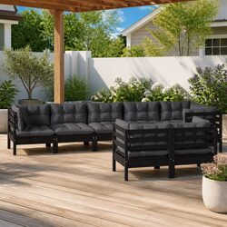 8 Piece Outdoor Furniture Set - Practical Garden Lounge