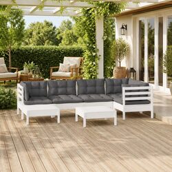 7-Piece Garden Lounge Set for Family Gatherings