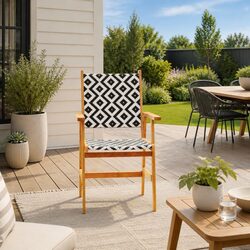 Set of 6 Practical Garden Chairs for Outdoor Use