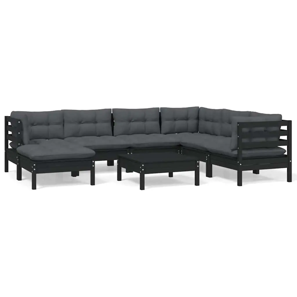 8 Piece Garden Lounge Set for Outdoor Use