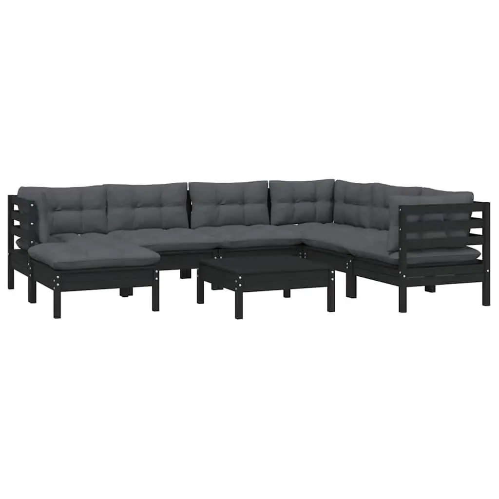 8 Piece Garden Lounge Set for Outdoor Use