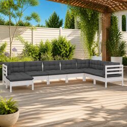 Practical 8 Piece Lounge Set for Your Garden Needs