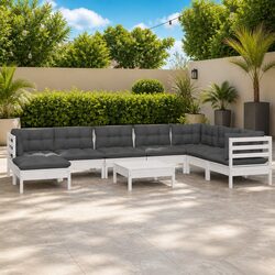 Versatile 9 Piece Outdoor Lounge Set for Your Home