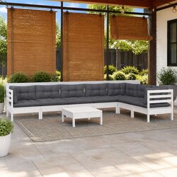 Versatile 8 Piece Outdoor Lounge Set with Cushions
