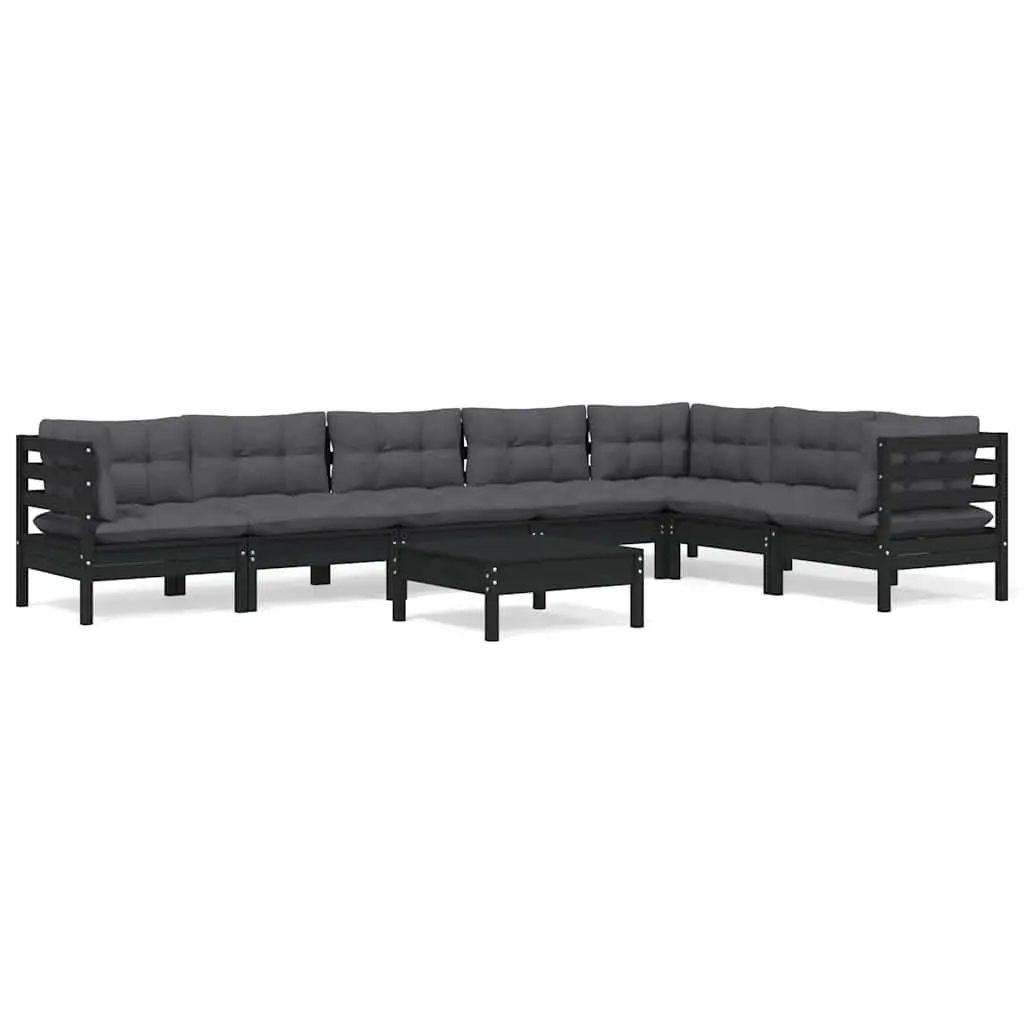 8 Piece Garden Lounge Set for Outdoor Relaxation