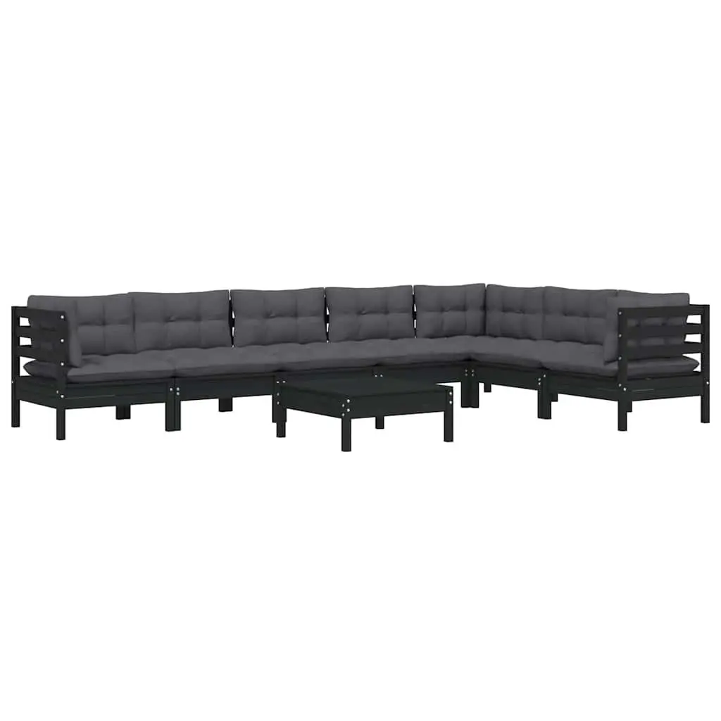 8 Piece Garden Lounge Set for Outdoor Relaxation