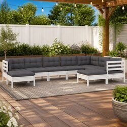 Create Cozy Outdoor Spaces with the 9 Piece Lounge Set