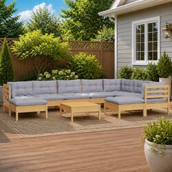 Practical Garden Lounge Set for Relaxation and Entertaining