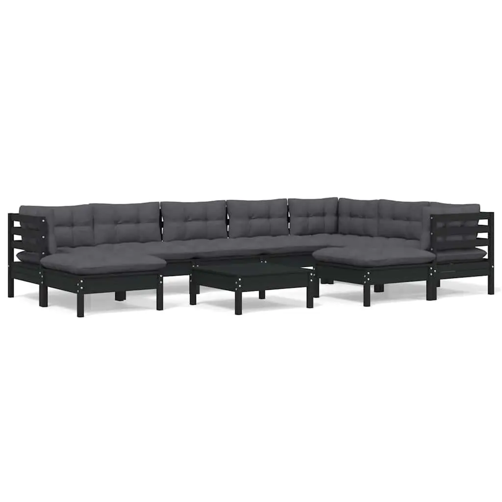10-Piece Garden Lounge Set for Outdoor Use