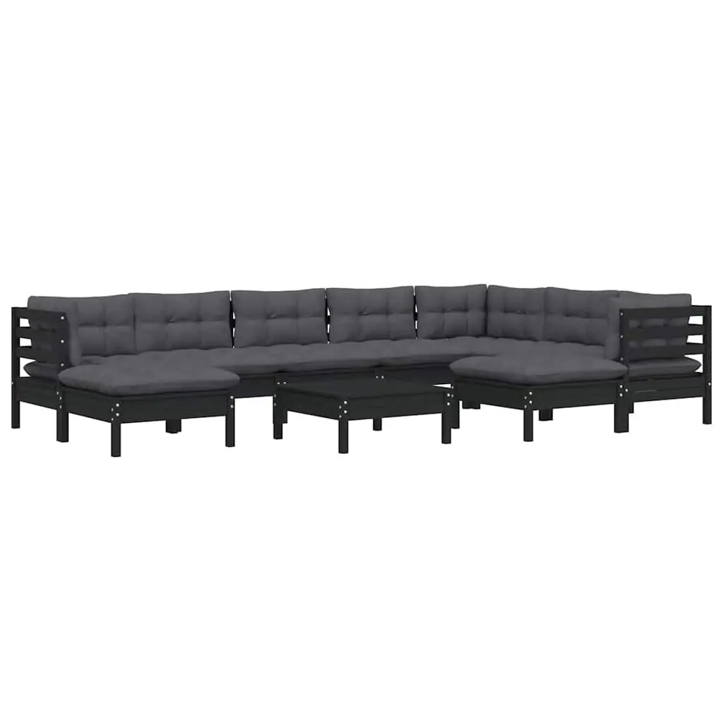 10-Piece Garden Lounge Set for Outdoor Use