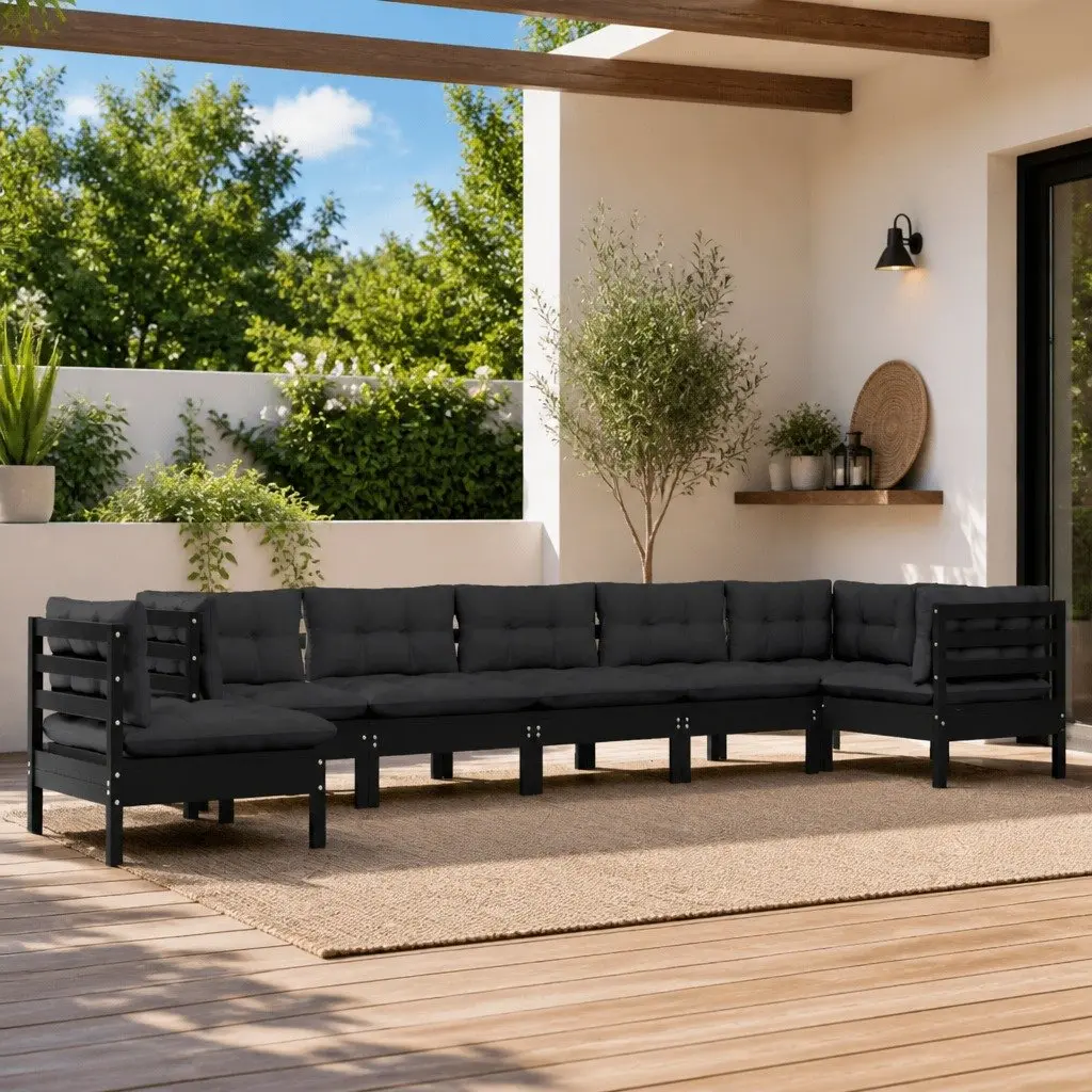 8 Piece Garden Lounge Set for Outdoor Living