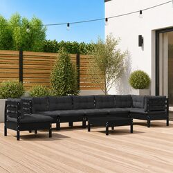 Versatile 9 Piece Lounge Set for Patio and Garden