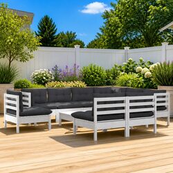 Practical 10-Piece Garden Lounge Set for Your Home