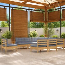 Practical 10-Piece Garden Lounge Set for Your Outdoor Needs