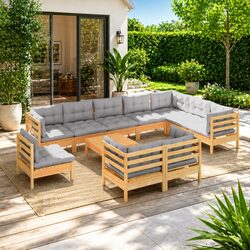 Versatile Garden Lounge Set for Family Gatherings